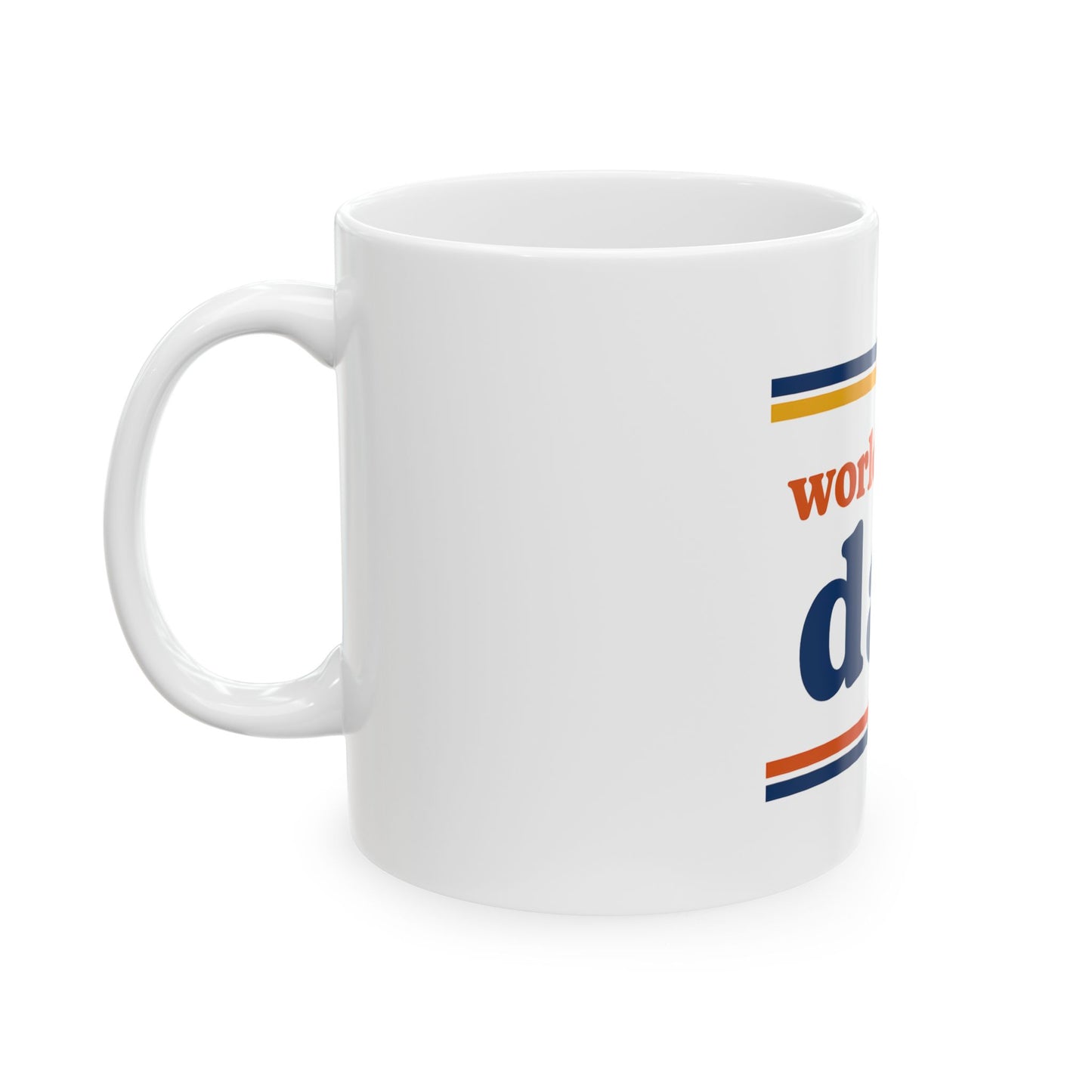 World's Best Dad Ceramic Mug - Perfect Gift for Father's Day, Birthday, Coffee Drinkers, Dad, 11oz 15oz Options